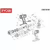 Ryobi CDC181M Spare Parts List Type: 5133000839